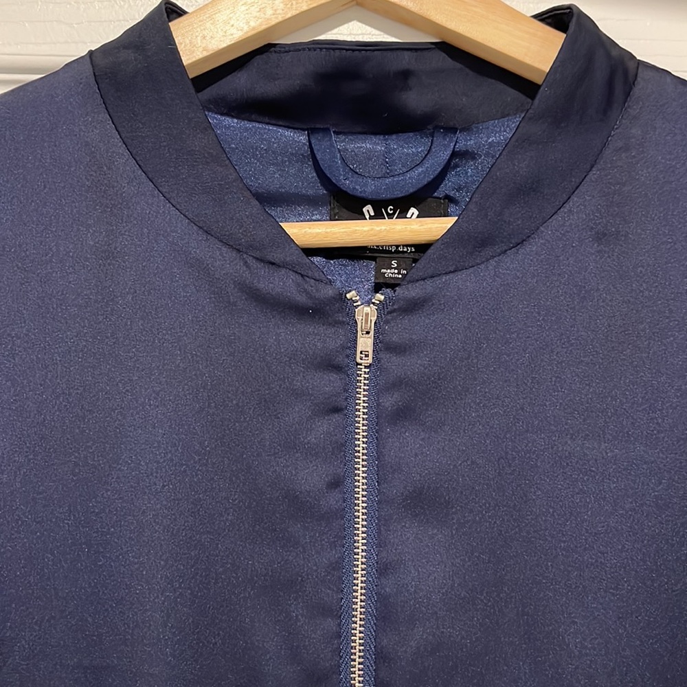 Blue bomber jacket - Picture 2 of 4